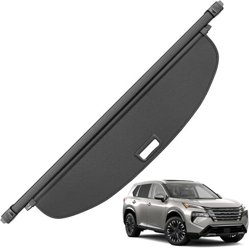 غطاء صندوق السيارة لسيارة Toyota RAV4 2019-2024 2025، مع نهايات من ألياف الكربون، غطاء أمان قابل للسحب مضاد للظهور للخصوصية، ملحقات RAV4 in Kuwait