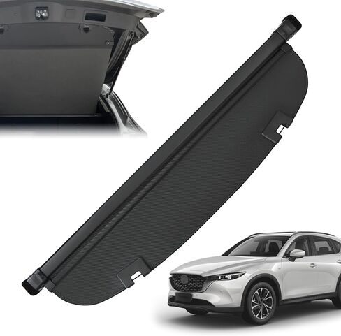 غطاء صندوق السيارة لسيارة Toyota RAV4 2019-2024 2025، مع نهايات من ألياف الكربون، غطاء أمان قابل للسحب مضاد للظهور للخصوصية، ملحقات RAV4 in Kuwait