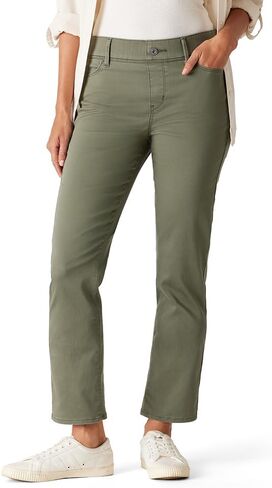 بنطلون جينز Levi Strauss Signature Gold النسائي ذو الشكل الكامل والسحب على الكاحل مستقيم (متوفر أيضًا في Plus) in Kuwait