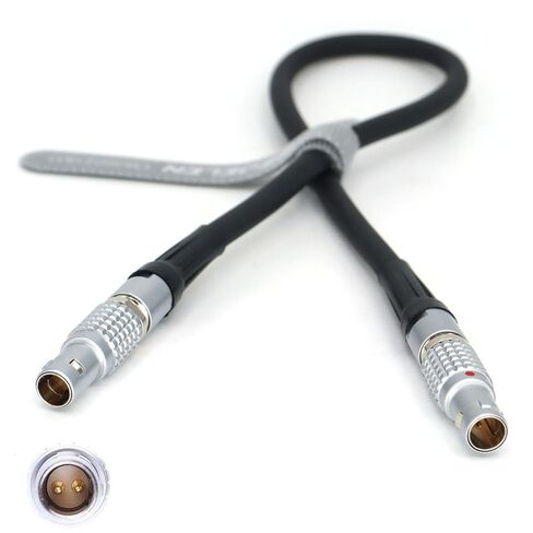 D-Tap to 0B 2 Pin Male Power Cable for Teradek Bond Teradek Bolt SmallHD Monitor Z CAM E2 Camera DJI Ronin ARRI 60cm/23.6 inches in Kuwait