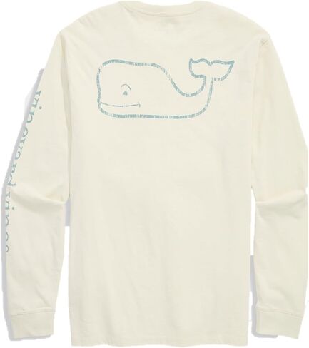 تيشيرت جيب طويل الأكمام للرجال من Vineyard Vines، بتصميم حوت عتيق، سماء مسائية in Saudi Arabia