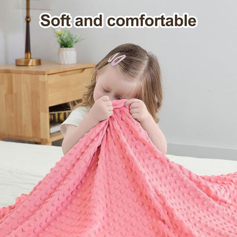 Highland Cow Wild Flower Baby Blanket for Boys and Girls, 30"x40" Boho Floral Farmhouse Highland Cow Toddler Soft Blanket with Double Layer Dotted Backing for Nursery, Crib, Newborn and Toddler in Kuwait