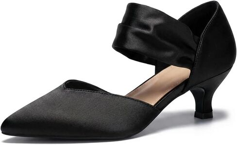 المدببة ذات الكعب المنطقي للقطعة المدفوعة على مضخات كاحل الحزام الأنيق حذاء حفل زفاف أحذية in Kuwait