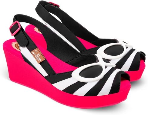 Hot Chocolate Design Chocolaticas Widow Women's Sandals Multicoloured HCD 36 in Saudi Arabia