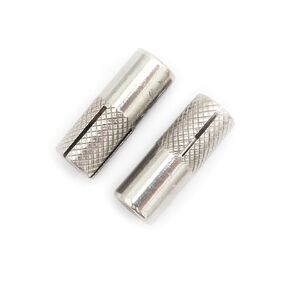 15pcs Drop in Anchors, (3/8''-16) Knurled Drop-in-Anchor for Solid Concrete, Internal Forced Expansion Screw Bolts, 304 Stainless Steel(Silver) in Kuwait
