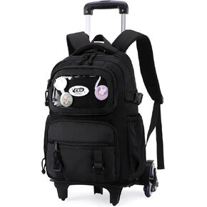 حقائب ظهر متدحرجة للفتيات حقيبة ظهر مدرسية عادية حقيبة ظهر لطيفة للفتيات مع عجلات in Kuwait