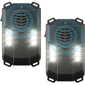 Ultrasonic Repellent Mouse for Cart- Under Hood Battery Powered Plug-in Device, Repels Mice, Rats & Squirrels from Vehicle Engine, Garage, Indoor Outdoor Areas - 2 Pack in Saudi Arabia