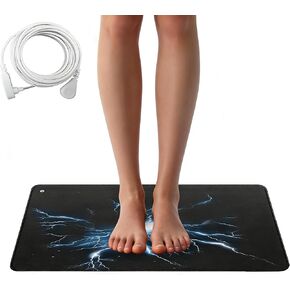 Grounding Pad for Home Office Work: Earth Connected Therapy to Improves Sleep, Energy and Wellness, Reduce Pain, Stress, Anxiety and Inflammation - Grounding Mat for Bed & Desk(15.8×23.6’’) in Kuwait