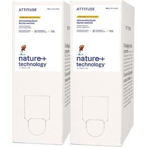 Attitude Dishwashing Liquid, Wildflowers, Plant Based, Cruelty Free, 23.6 Fluid Ounces (Pack of 9) in Kuwait