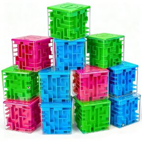 2 Pack Money Maze Puzzle Gift Boxes, 3D Mazes Magic Cube Money Puzzle Box Toy Set Brain Teasers for Kids Teens and Adults Birthday Party Favors in Kuwait