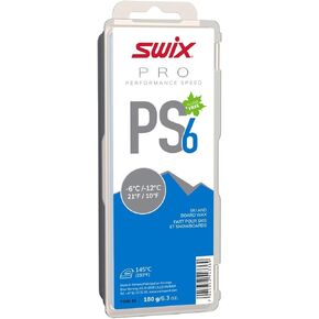 PS06-18 - PRO Speed Wax - PS6 Blue 10 to 21 Degrees Fahrenheit - 180g Bar - Fluoro Free - Ski or Snowboard in Saudi Arabia