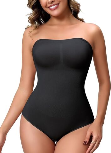 ملابس داخلية بدون حمالات للنساء، بدلة للجسم للتحكم في البطن تحت الفستان، مشكل جسم قصير بدون خياطة in Kuwait