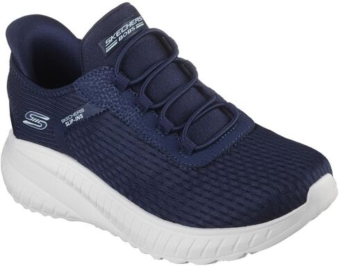 Skechers Women's Hands Free Slip-Ins Bobs Squad Chaos-in Color Sneaker, NVY, 7 in Saudi Arabia