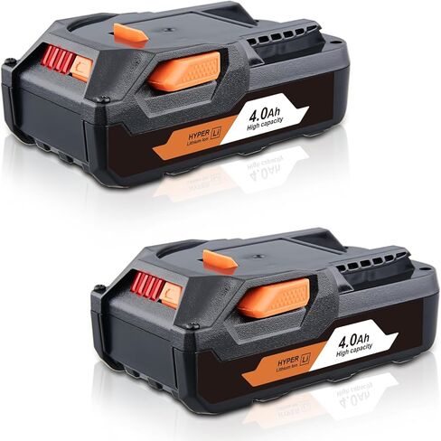 العبارات 2 حزم 4000mAh 18v R840085 استبدال بطارية الليثيوم لأدوات Ridgid 18V بطارية متوافقة مع Ridgid R840087 R840083 R840085 R840086 أدوات الحفر اللاسلكية in Kuwait