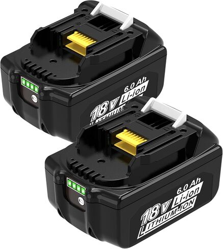 2 Pack 4000 mAh 18 Volt Battery Replace for Makita 18V Lithium Ion Battery BL1840B BL1815 BL1850B BL1860B, Compatible with makita 18v Charger and Cordless Power Tools in Saudi Arabia