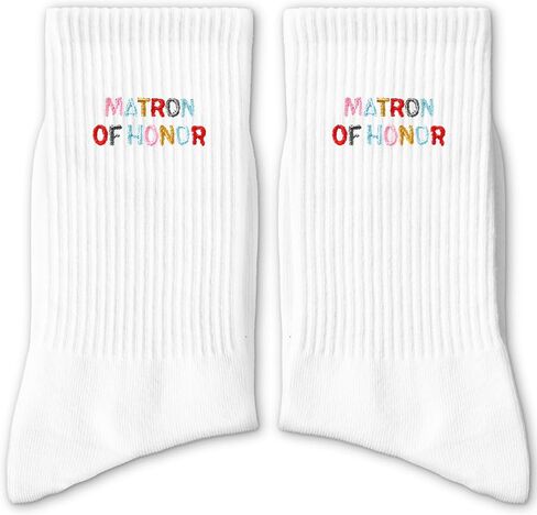 I Do Crew Socks - Bridesmaid Proposal Gifts, Fun Wedding Party Accessories for Bride to Be, Matching Bachelorette Party Favors, Engagement Outfits, Bridal Shower Essentials(310) in Kuwait