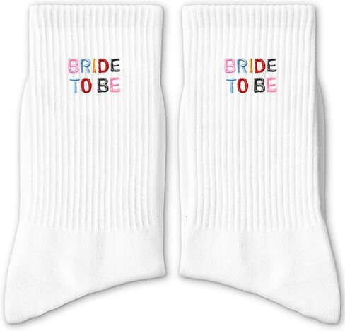 I Do Crew Socks - Bridesmaid Proposal Gifts, Fun Wedding Party Accessories for Bride to Be, Matching Bachelorette Party Favors, Engagement Outfits, Bridal Shower Essentials(310) in Kuwait