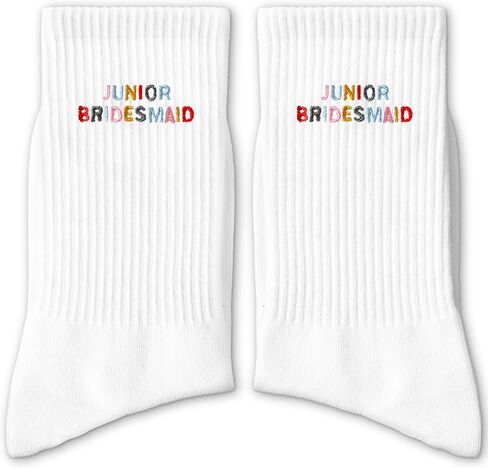 I Do Crew Socks - Bridesmaid Proposal Gifts, Fun Wedding Party Accessories for Bride to Be, Matching Bachelorette Party Favors, Engagement Outfits, Bridal Shower Essentials(310) in Kuwait