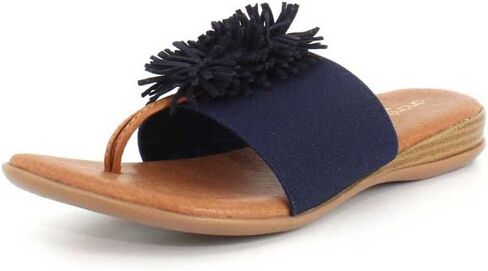 André Assous Novalee Flat, Navy, 6 in Saudi Arabia