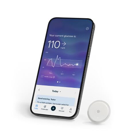جهاز مراقبة الجلوكوز المستمر (CGM) والتطبيق من Lingo (عبوة من قطعتين). صنع بواسطة أبوت. تعرف على تأثير ما تأكله. جهاز استشعار بيولوجي واحد من Lingo يدوم لمدة تصل إلى 14 يومًا*. مصمم لجهاز iPhone 11 أو الإصدارات الأحدث. الولايات المتحدة فقط. in Saudi Arabia