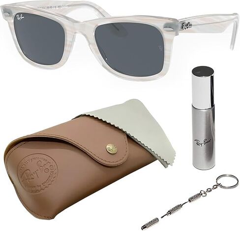 نظارات شمسية Ray-Ban RB2140 ORIGINAL WAYFARER CHANGE مربعة الشكل للرجال والنساء مع مجموعة نظارات RAYBAN الرسمية in Saudi Arabia