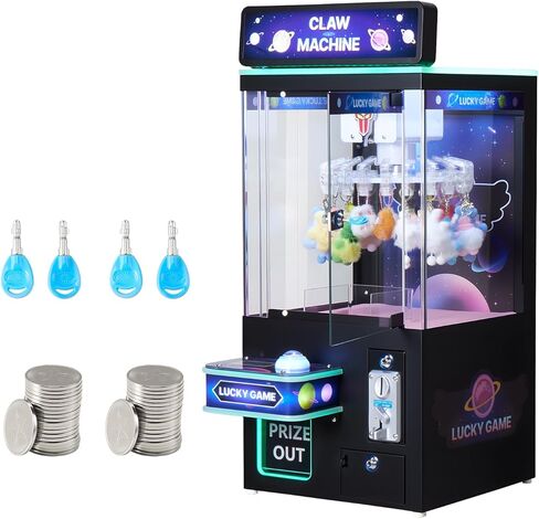 Machine Vevor Claw ، 0-3 "Jaw Diameter 0-5" Jaw Lifting ، Crane Group Grabber Commercial Arcade Toys ، Machine Cool Fun Assor Win W/Light and Sound ، Dispenser Vening Toy for Kids ، Boys & Girls in Kuwait