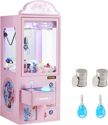 Machine Vevor Claw ، 0-3 "Jaw Diameter 0-5" Jaw Lifting ، Crane Group Grabber Commercial Arcade Toys ، Machine Cool Fun Assor Win W/Light and Sound ، Dispenser Vening Toy for Kids ، Boys & Girls in Kuwait