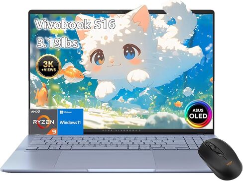 لاب توب ASUS Vivobook S 15 مقاس 15 بوصة 3K OLED - جهاز Copilot+ PC - Qualcomm Snapdragon X Plus - ذاكرة 16 جيجابايت - SSD 512 جيجابايت - أسود محايد in Saudi Arabia