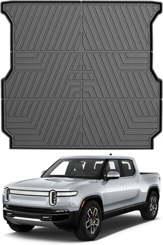 Mixsuper Truck Bed Mat for 2015-2022 Chevrolet Colorado/GMC Canyon 5ft Bed, All Weather Truck Bed Liner TPE Rugged Durable Odorless Black in Saudi Arabia