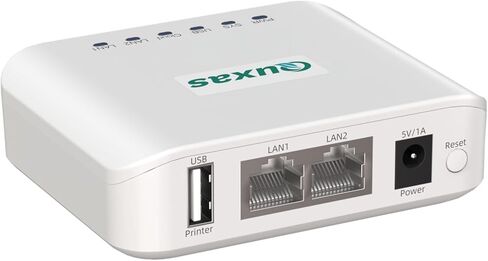Printer Sharing Server, Wireless USB Print Server for Windows/Mac/Linux,Support Inkjet and Laser Printers, Model LP-N110W in Saudi Arabia
