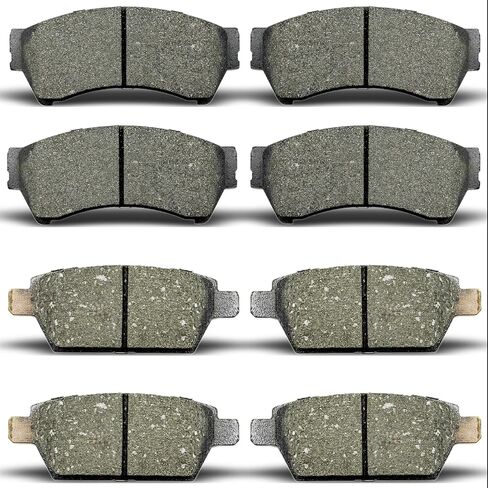 D1164 D1161 Front Rear Ceramic Brake Pads Sets Fit For Ford For Fusion 2006-2012,For Lincoln MKZ 2007-2012,For Lincoln Zephyr 2006,For Mazda 6 2006-2013,For Mercury Milan 2006-2011 in Saudi Arabia