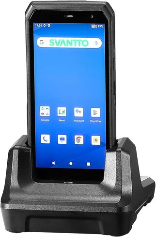 SVANTTO Android 13 Barcode Scanner with Pistol Grip, 1D/2D/QR Bar Code Scan Engine, 4+64GB, Bluetooth 5.1, Wi-Fi 6, 4G LTE, NFC, 5000mAh Big Battery 5.5" Handheld Rugged PDA Scanner for WMS Management in Saudi Arabia