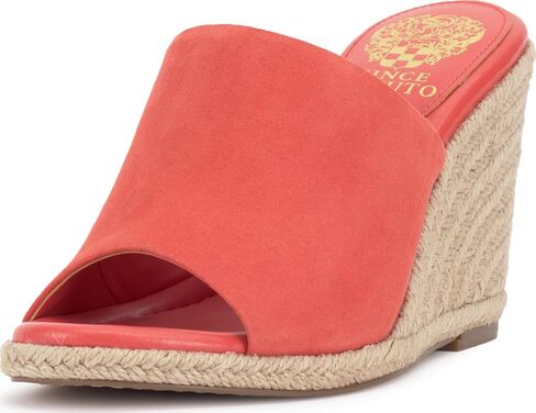 صندل Fayla نسائي من Vince Camuto، جلد سويدي وردي فاتح داكن، 7.5 in Kuwait