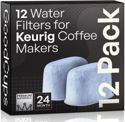 Keurig Filter Replacement - 12 Water Filters for Keurig K-Mini, K-Supreme, K-Slim, K-Express, K-Classic, K-Duo, K-Duo Hot & Iced, K-Elite, K-Select, K-Cafe, K-Compact, 2.0 and 1.0 Brewers in Saudi Arabia