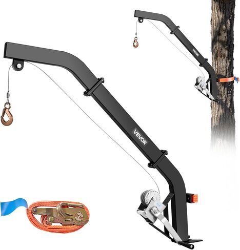 رافعة لعبة Vevor Truck Hitch Game ، وسعة تحميل 500 رطل ، ورافعة الغزلان الصيد مع مستقبل 2 بوصة ، وعمود دوارة 360 درجة وارتفاع قابل للتعديل ، يشمل Gambrel Winch للعبة Skinning & Cleaning in Saudi Arabia