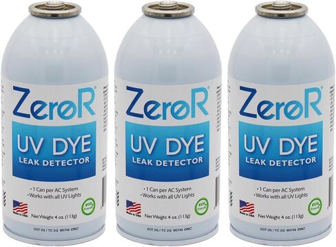 ZeroR® AC UV Dye Leak Detector R134_ R12_ R22_ - 6 Can in Kuwait