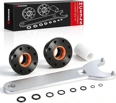 HC5345 Replacement Seal Kit with Pin Wrench HS5157 - Compatible with Seastar Front Mount Hydraulic Steering Cylinders (Fits HC6750, HC5340, HC5341 Series, etc in Saudi Arabia