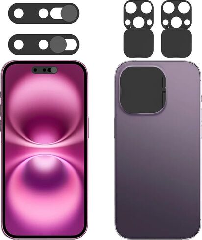 Front Camera Cover Compatible for 14 Pro/iPhone 14 Pro Max with Rear Lens Cover,Protect Privacy and Security But Not Affect Facial Recognition（2Pack） in Saudi Arabia