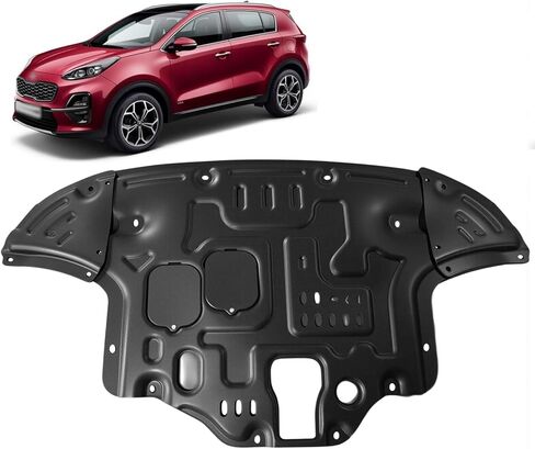 Front Engine Splash Shield Fit for 2020-2024 Ford Escape/Lincoln Corsair(for FWD Only) Engine Case Guards Suitable for Escape/Corsair Under Engine Cover Mud Flaps Directly Replace Original in Kuwait