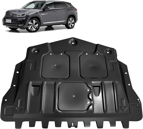 Front Engine Splash Shield Fit for 2020-2024 Ford Escape/Lincoln Corsair(for FWD Only) Engine Case Guards Suitable for Escape/Corsair Under Engine Cover Mud Flaps Directly Replace Original in Kuwait