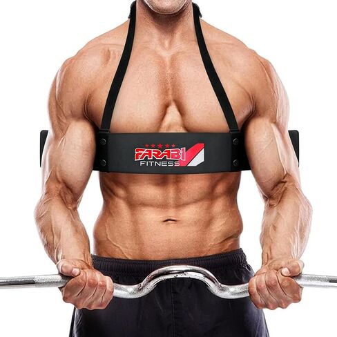Farabi Fitness Weightlifting Arm Blaster Biceps Isolator Gym Support Straps Wraps in Saudi Arabia