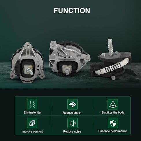 SCITOO Engine Mount Trans Mounts Set Fit for Ford Focus 2000-2003 CV6Z6068A, BV6Z6038A in Saudi Arabia