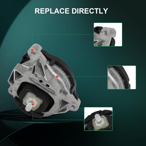 SCITOO Engine Mount Trans Mounts Set Fit for Ford Focus 2000-2003 CV6Z6068A, BV6Z6038A in Saudi Arabia