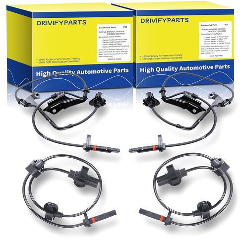 DRIVIFYPARTS ABS مستشعر سرعة العجلة الأمامي الأيسر الأيمن مناسب لـ 2008-2012 Honda Accord 2009-2014 Acura TSX سائق الركاب الجانب ABS أجهزة الاستشعار # ALS1553 57450-TA0-A01 57455-TA0-A01 قطعتان in Kuwait