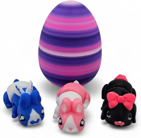 Halloween MINI Animal Packs - 3D Printed Articulating Figurines - Unique and Fun Designs Includes Mystery Egg - Stress Relief (Halloween Pack) in Kuwait