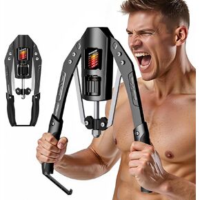 East Mount Twister Arm Exerciser - قابلة للتعديل 22-440 رطل القوة الهيدروليكية ، وموسع الصدر المنزلي ، ومعدات اللياقة البدنية لتدريبات العضلات ، وقوة التمرين على الذراع in Kuwait