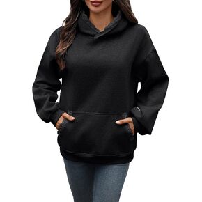 Women's Oversized Hoodie Leopard Camo Maple Leaf Floral Loose Fit Fleece Hoodie with Kangaroo Pocket in Kuwait