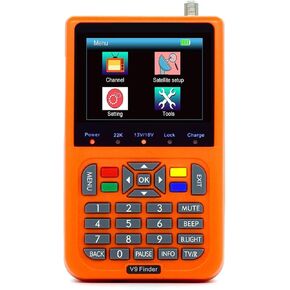 Finder Digital Satellite Finder ، V9 Finder Digital Satellite Finder LCD Satellite Satellite Finder Digital Satellite Signal Sailder Meter Saterlite Synder 3.5 Inch LCD ، Matelite Finder Meter (Black) in Kuwait