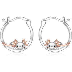 Panda Earrings for Women Sterling Silver Panda Gifts Hoop Earrings Cute Animal Jacket Stud With Leverback Jewelry in Kuwait