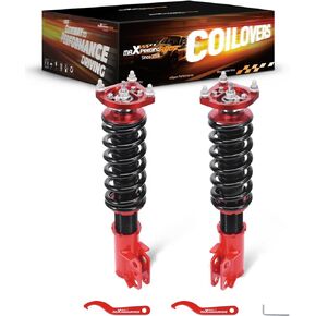 maxpeedingrods Coilovers لـ Ford Mustang 1994-2004، طقم تعليق كويلوفيرز قابل للتعديل بـ 24 مستوى، طقم خفض الارتفاع قابل للتعديل in Kuwait
